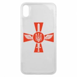 Чохол для iPhone Xs Max Меч, крила та герб - PrintSalon