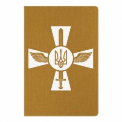 Блокнот з принтом Меч, крила та герб - PrintSalon