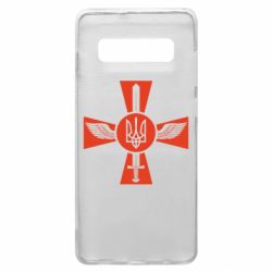 Чохол для Samsung S10+ Меч, крила та герб - PrintSalon
