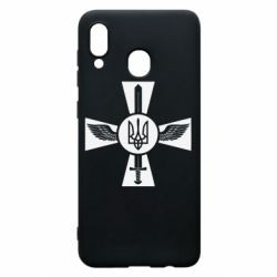 Чохол для Samsung A30 Меч, крила та герб - PrintSalon