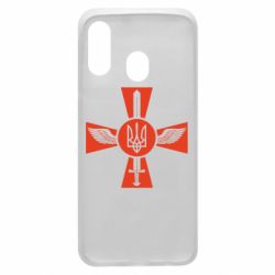 Чехол для Samsung A40 Меч, крила та герб