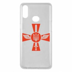 Чохол для Samsung A10s Меч, крила та герб - PrintSalon
