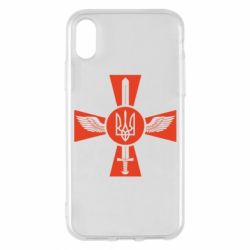 Чохол для iPhone X/Xs Меч, крила та герб - PrintSalon