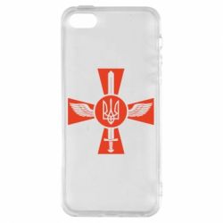 Чохол для iphone 5/5S/SE Меч, крила та герб - PrintSalon