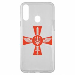 Чохол для Samsung A20s Меч, крила та герб - PrintSalon