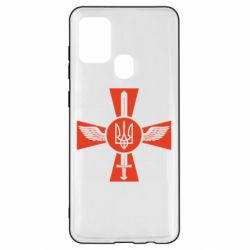 Чохол для Samsung A21s Меч, крила та герб - PrintSalon