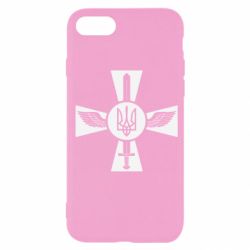 Чехол для iPhone SE 2022 Меч, крила та герб