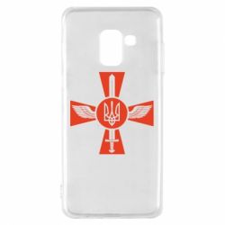 Чехол для Samsung A8 2018 Меч, крила та герб