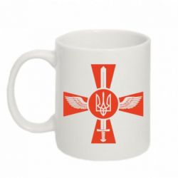 Чашка 320ml Меч, крила та герб - PrintSalon
