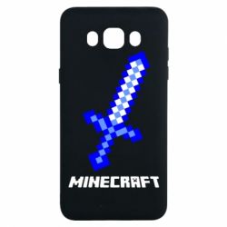Чехол для Samsung J7 2016 Меч Minecraft - PrintSalon