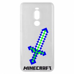 Чехол для Meizu Note 8 Меч Minecraft - PrintSalon
