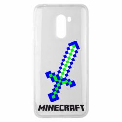 Чехол для Xiaomi Pocophone F1 Меч Minecraft - PrintSalon