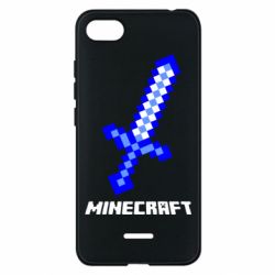 Чехол для Xiaomi Redmi 6A Меч Minecraft - PrintSalon