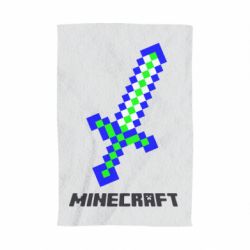 Полотенце с принтом Меч Minecraft - PrintSalon