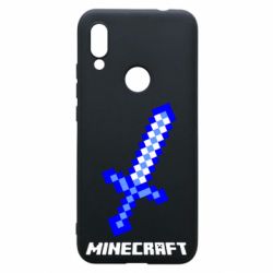Чехол для Xiaomi Redmi 7 Меч Minecraft - PrintSalon