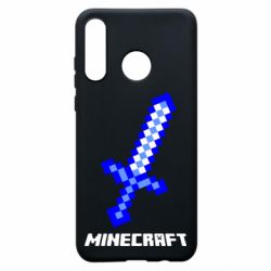 Чехол для Huawei P30 Lite Меч Minecraft - PrintSalon