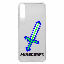 Чехол для Samsung A70 Меч Minecraft - PrintSalon