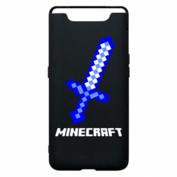 Чехол для Samsung A80 Меч Minecraft - PrintSalon