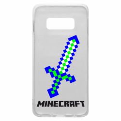 Чехол для Samsung S10e Меч Minecraft - PrintSalon