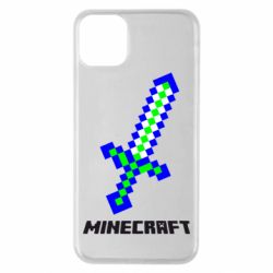 Чехол для iPhone 11 Pro Max Меч Minecraft - PrintSalon