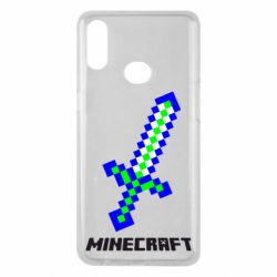 Чехол для Samsung A10s Меч Minecraft - PrintSalon