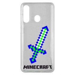 Чехол для Samsung M40 Меч Minecraft - PrintSalon
