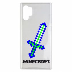 Чехол для Samsung Note 10 Plus Меч Minecraft - PrintSalon