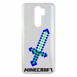 Чехол для Xiaomi Redmi Note 8 Pro Меч Minecraft - PrintSalon
