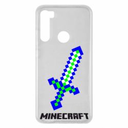 Чехол для Xiaomi Redmi Note 8 Меч Minecraft - PrintSalon