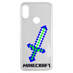 Чехол для Xiaomi Redmi Note 7 Меч Minecraft - PrintSalon
