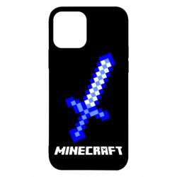 Чехол для iPhone 12 Меч Minecraft - PrintSalon