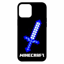 Чехол для iPhone 12 Pro Max Меч Minecraft - PrintSalon