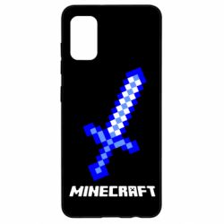 Чехол для Samsung A41 Меч Minecraft
