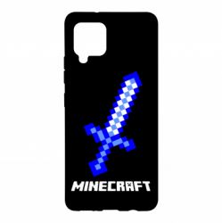 Чехол для Samsung A42 5G Меч Minecraft - PrintSalon