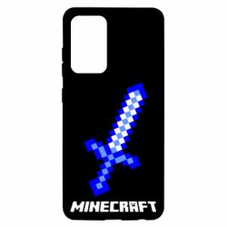Чехол для Samsung A52 5G Меч Minecraft - PrintSalon
