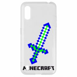 Чехол для Samsung A01/M01 Меч Minecraft - PrintSalon