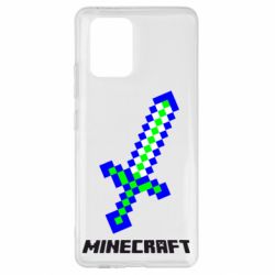 Чехол для Samsung S10 Lite Меч Minecraft - PrintSalon