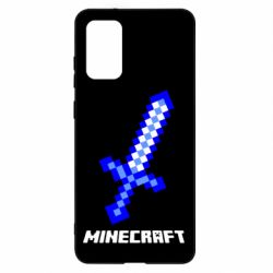 Чехол для Samsung S20+ Меч Minecraft - PrintSalon
