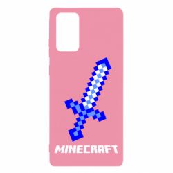 Чехол для Samsung Note 20 Меч Minecraft - PrintSalon