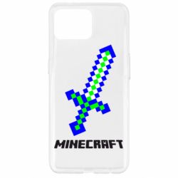 Чехол для Oppo Reno 4 Lite Меч Minecraft - PrintSalon