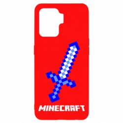 Чехол для Oppo Reno 5 Lite Меч Minecraft - PrintSalon