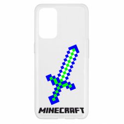 Чехол для Oppo Reno 5 4G Меч Minecraft - PrintSalon