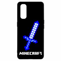 Чехол для Oppo Find X2 Меч Minecraft - PrintSalon