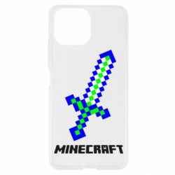 Чехол для Xiaomi Mi11 Lite Меч Minecraft - PrintSalon