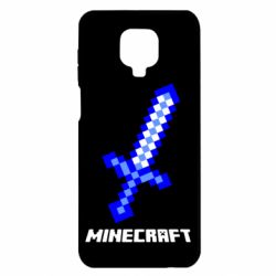 Чехол для Xiaomi Redmi Note 9S/9Pro/9Pro Max Меч Minecraft - PrintSalon