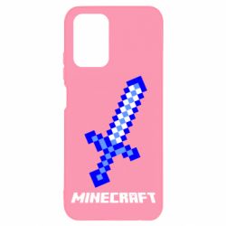 Чехол для Xiaomi Redmi Note 10 Меч Minecraft - PrintSalon