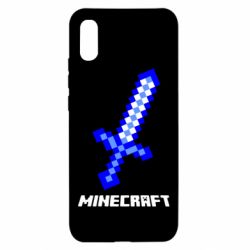 Чехол для Xiaomi Redmi 9a Меч Minecraft - PrintSalon