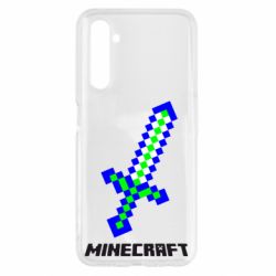 Чехол для Realme 6 Меч Minecraft