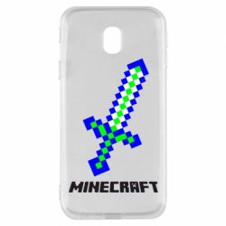 Чехол для Samsung J3 2017 Меч Minecraft - PrintSalon