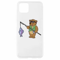 Чохол для Oppo A92sВедмідь ловить рибу
